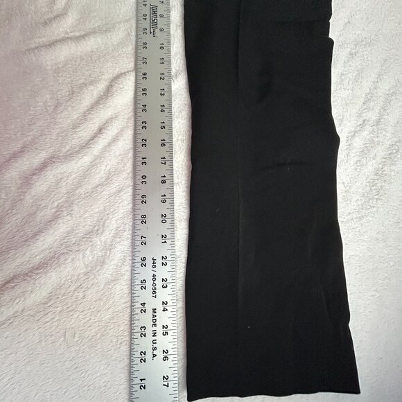 Lauren Ralph Lauren Petite Womens Black Wool Blend Straight Leg Pants Size 4P - Picture 8 of 8